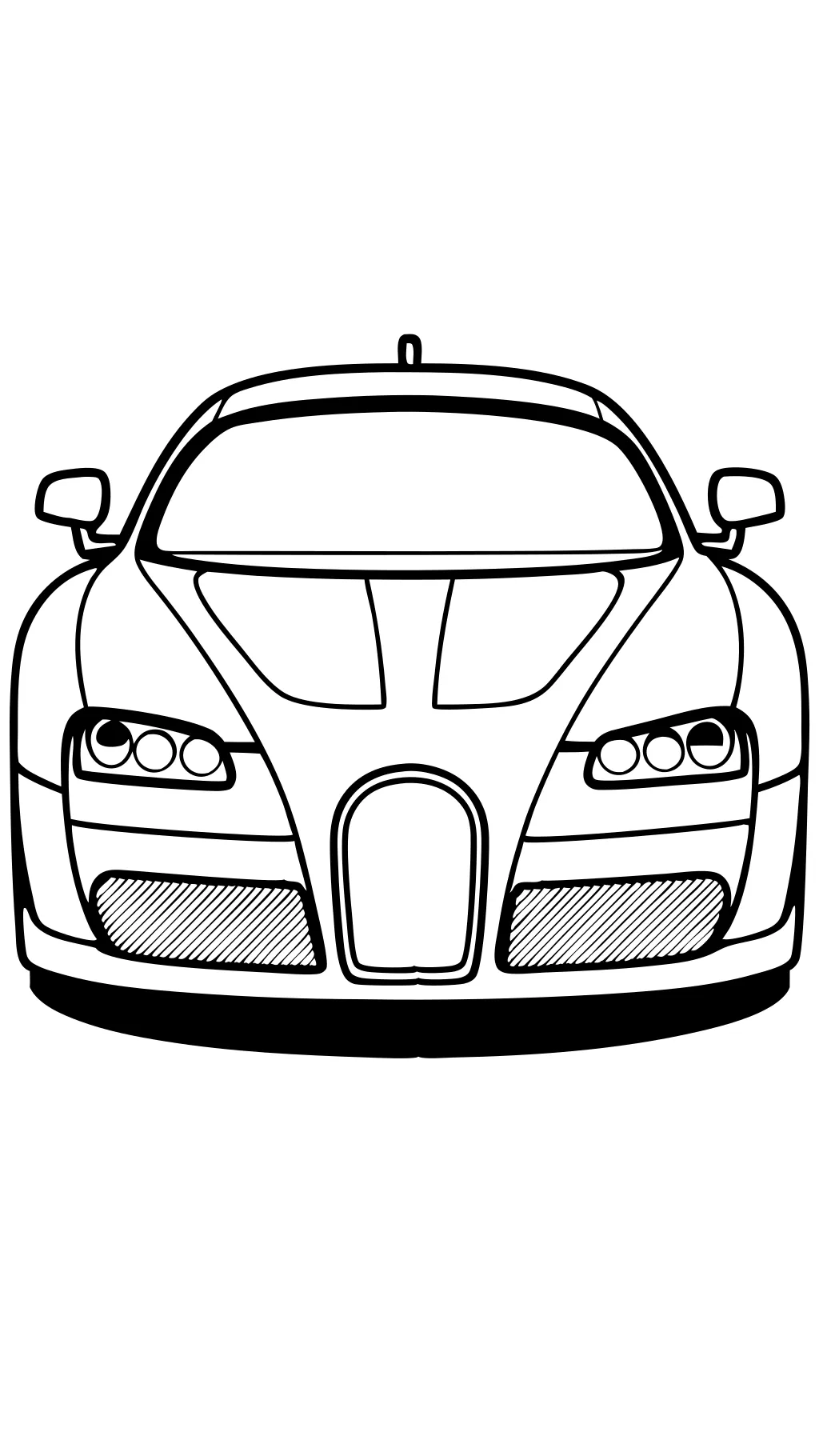 bugatti veyron coloring pages